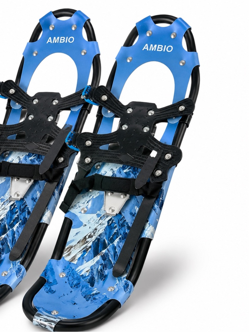 Ambio Unisex Blue Snowshoe Boots - Durable Winter Traction
